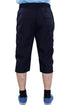 Mens Three Quarter Cotton Cargo Shorts