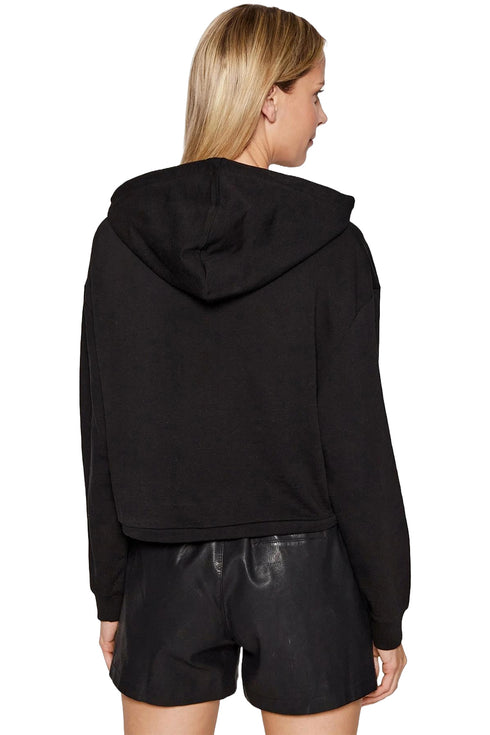 Womens Long Sleeve Cropped Hoodie