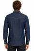 Men’s Denim Western Shirt with Contrast Stitching