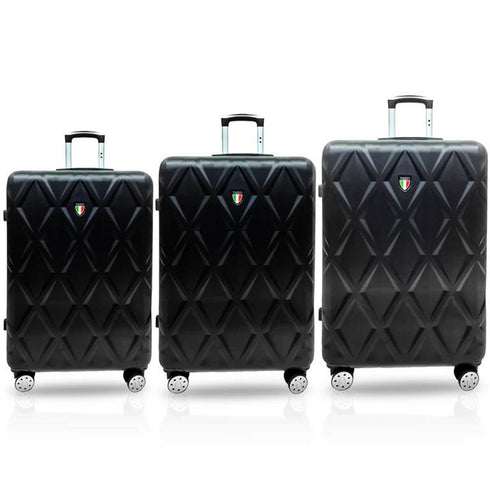 3 Piece Hard Shell Luggage Set – Lightweight Spinner Suitcases