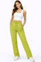 Women’s Fleece Open Hem Joggers – Drawstring Lounge Bottoms
