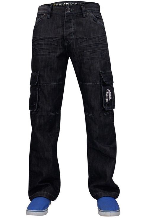16 Pack Enzo Men’s Jeans Wholesale Mixed Colours & Sizes - From £9.37 Per Unit