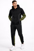 Men’s Hooded Tracksuit Set – Zip Up Hoodie & Joggers Sports Tracksuit