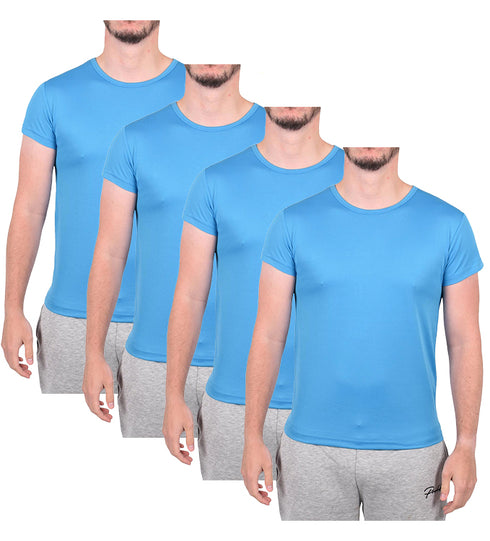 4 Pack Mens Quick Dry Breathable T Shirts