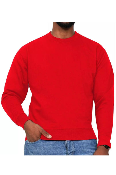 Mens Plain Crew Neck Sweatshirt