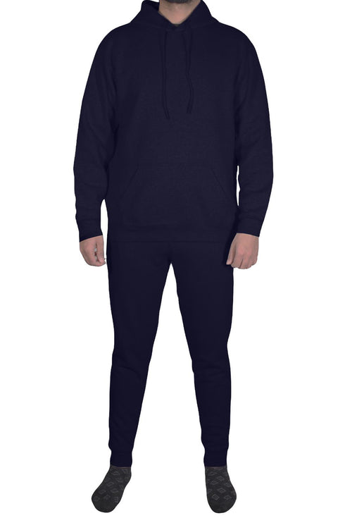 Mens Athletic Pullover Hooded Tracksuit