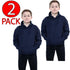 2 Pack Kids Pullover Matching Cord Hoodie