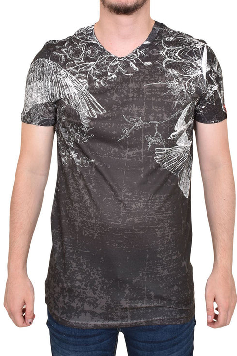 Men Athletic Crew Neck T-shirt