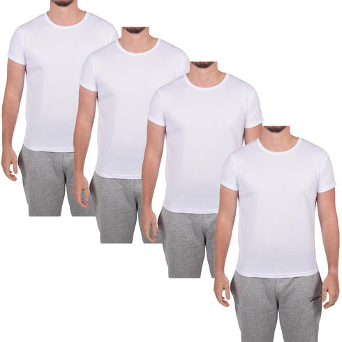 4 Pack Mens Quick Dry Breathable T Shirts