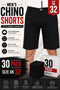 30 Pack Jack South Black Chino Cotton Shorts UK 32 - From £2.49 Per Unit