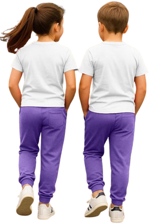 Kids Breathable Fleece Jogging Bottoms
