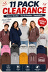 11 Pack Clearance Hoodie & Sweatshirt Bundle - From £2.72 Per Unit