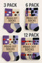 Women’s Colorful Polka Dot Socks – Fun Crew Socks Multipack (3, 6, 12 Pairs)
