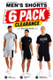 6 Pack Brave Soul Men’s Casual Lounge-wear Short Set - From £3.83 Per Unit