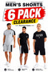 6 Pack Brave Soul Men’s Casual Lounge-wear Short Set - From £3.83 Per Unit