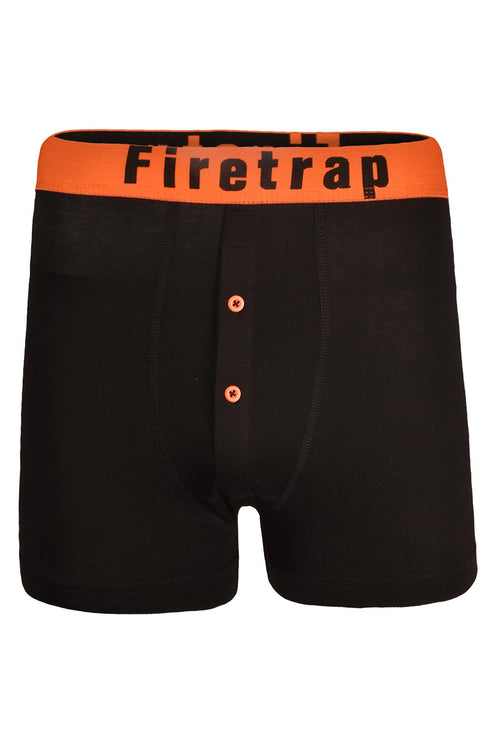 3 Pack Fire Trap Mens Cooper Soft Cotton Boxers