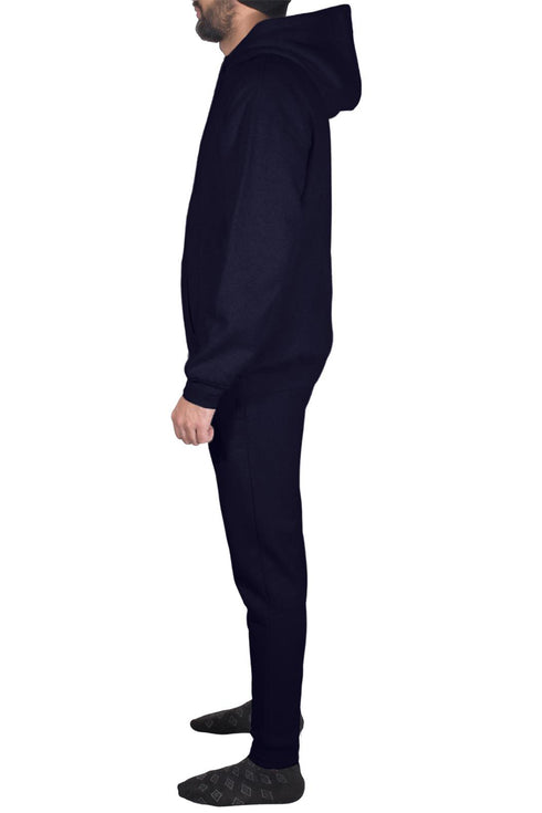 Mens Athletic Pullover Hooded Tracksuit