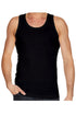 Mens Summer Plain Multicolour Vest - 3 Pack