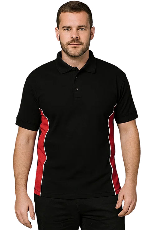 Mens Short Sleeve Polycotton Polo T-Shirts