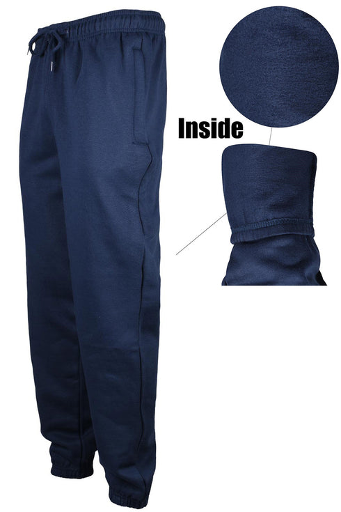 Mens Elasticated Fleece Joggers