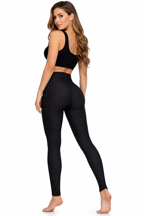 Women Yoga Gym Anti-Cellulite Leggings