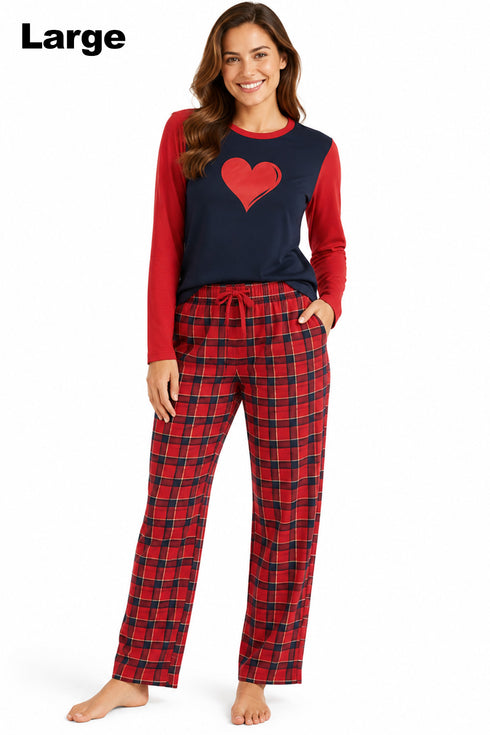 2 Pack Women’s Comfy Pajama Sets Large - From £4.99 Per Unit