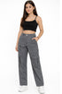 Girls Cargo Combat Trousers