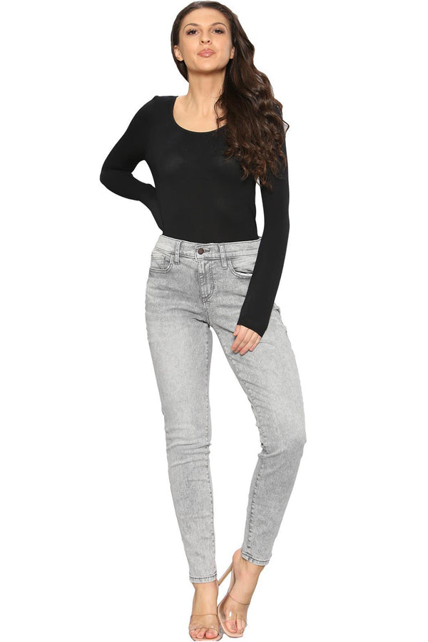 Women's Grey Wash Chino - 005A