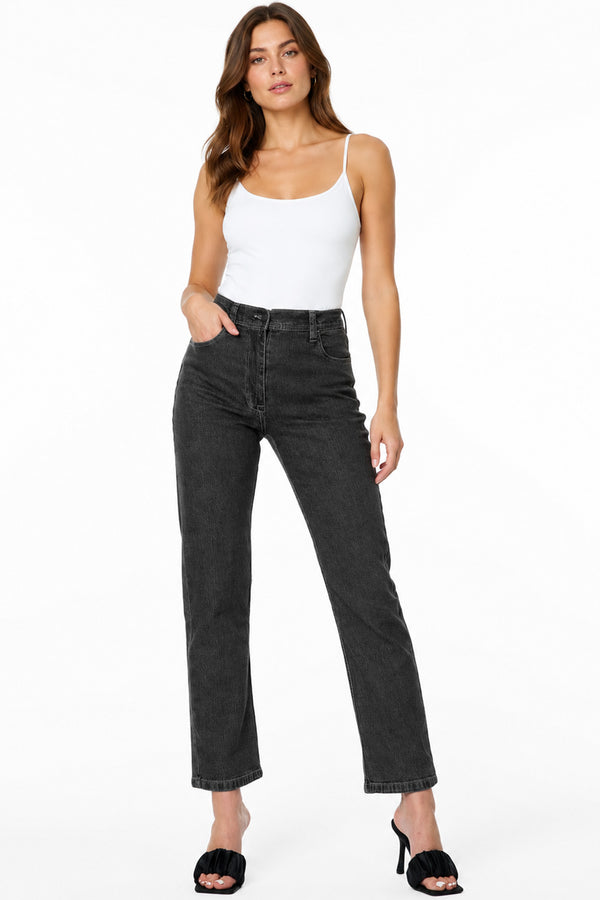 Women’s Black Straight Leg Jeans - SR219ST