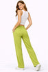Women’s Fleece Open Hem Joggers – Drawstring Lounge Bottoms