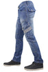 Mens Crosshatch Heavy Duty Cargo Combat Jeans