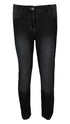 Womens Plain Denim Slim Fit Jeans - UK 6