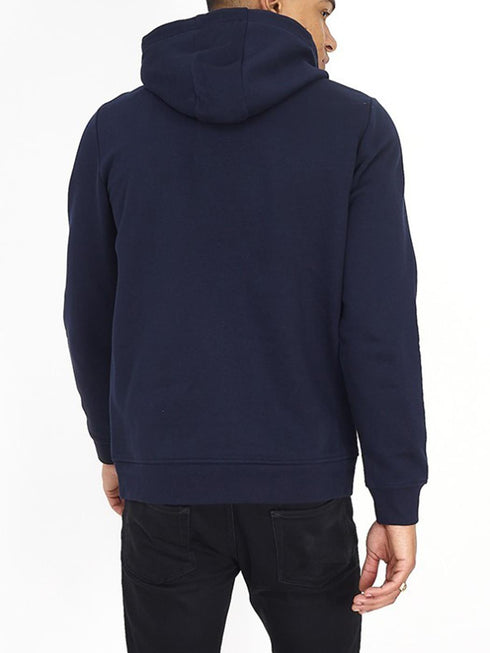 Men’s Black Pullover Hoodie with Chest Logo