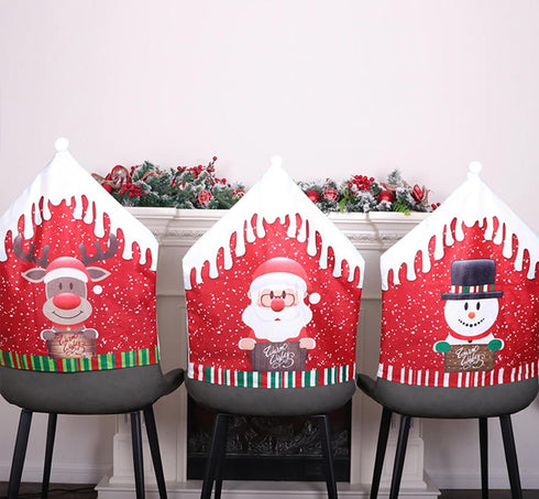 Christmas Dining Chair Covers Decoration