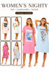 Women’s Soft Cartoon Nighty - Night Shirt