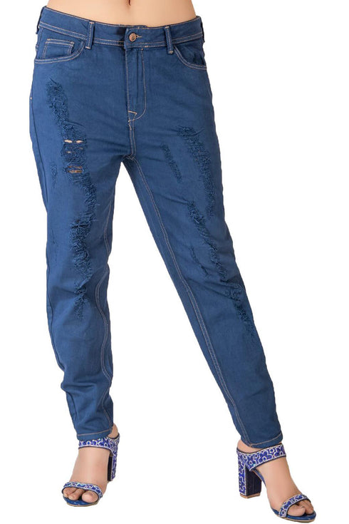 20 Pack Ladies Ripped Stretch Jeans - From £2.49 Per Unit
