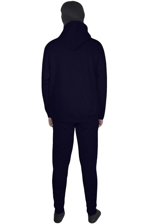 Mens Athletic Pullover Hooded Tracksuit