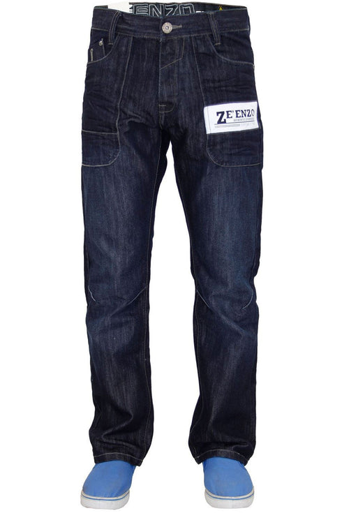 16 Pack Enzo Men’s Jeans Wholesale Mixed Colours & Sizes - From £9.37 Per Unit