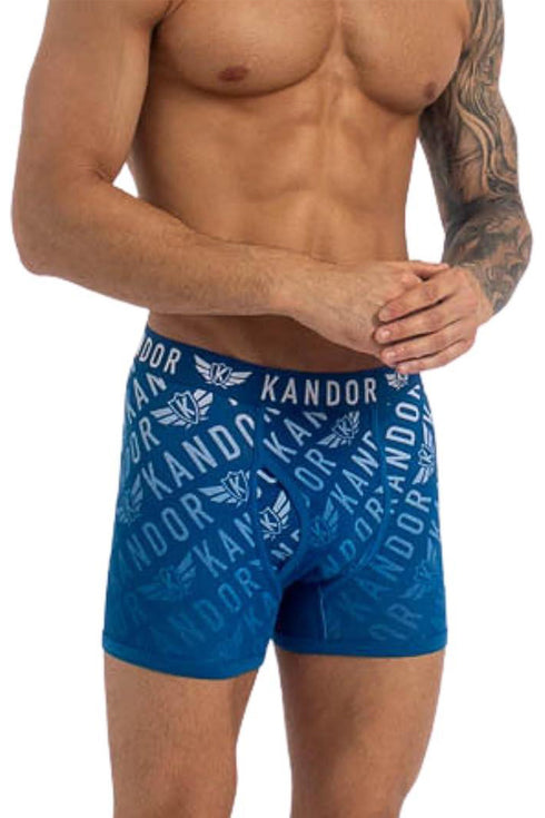 5 Pack Kandor Men’s Boxer Briefs Multipack – Cotton Stretch Underwear with Modern Prints & Solid Colors