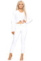 Women’s White Straight Leg Jeans
