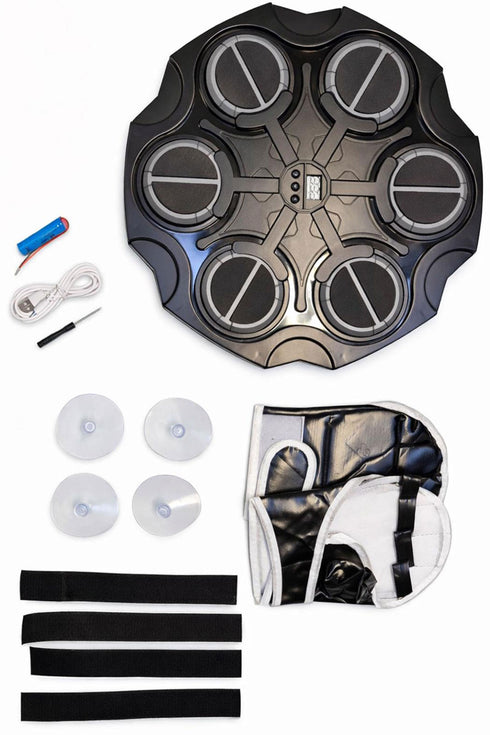 Smart Boxing Machine Wall Target with Lights & Music – Interactive Punch Trainer for Home Fitness