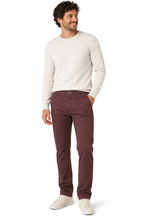 Men’s Casual Pants – Slim Fit Cotton Chinos