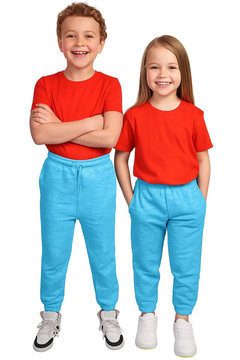 Kids Breathable Fleece Jogging Bottoms