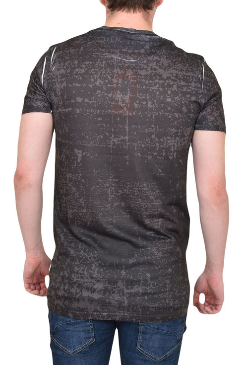 Men Athletic Crew Neck T-shirt