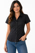 12 Pack Women’s Black Button-Up Shirts – From £1.99 Per Unit