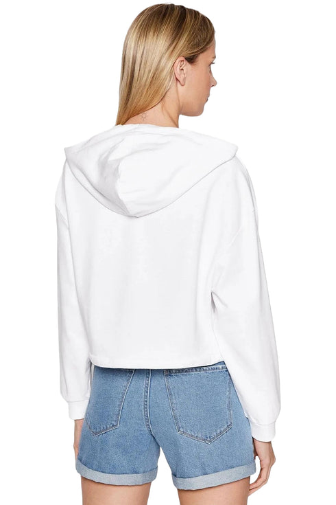 Womens Long Sleeve Cropped Hoodie