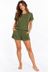 Women's Short Sleeve Stretch Co-Ord Set