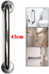 450mm Stainless Steel Bathroom Grab Rail | Wall Mounted Safety Handle