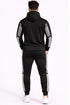 Men’s Slim Fit Tracksuit Set – Zip Hoodie & Joggers with Side Stripe