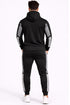 Men’s Slim Fit Side Stripe Tracksuit Set – Zip Hoodie & Joggers